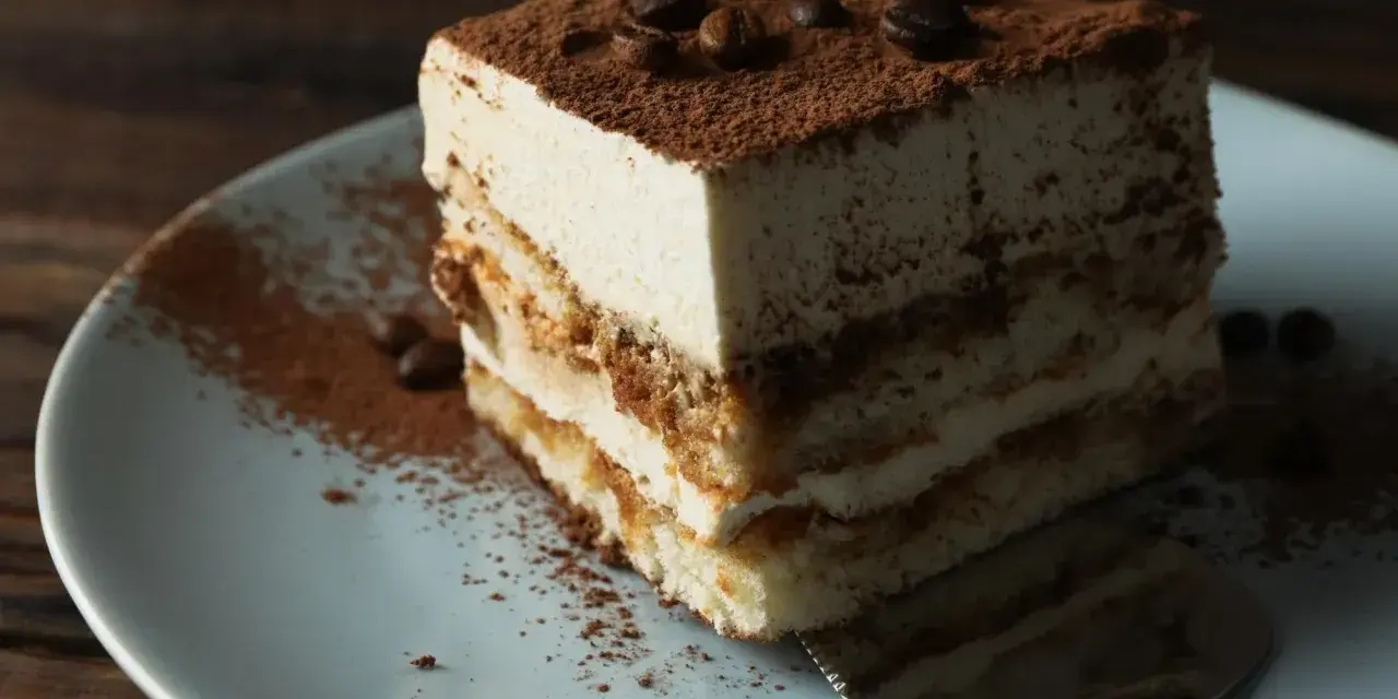 Pyszny deser tiramisu, idealny gdy szukasz alternatywy dla amaretto. Kremowy, z kawą i kakao.