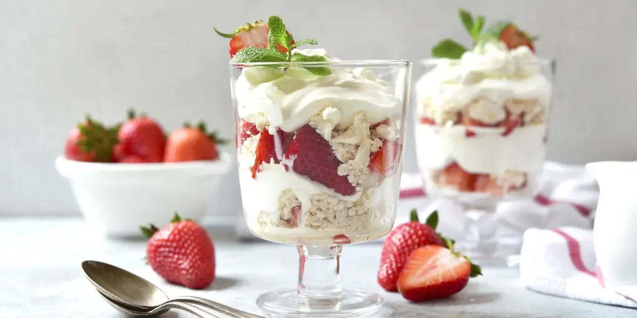 Eton mess kontra tradycyjna sałatka owocowa: deser z truskawkami, bitą śmietaną i bezą.