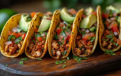 Pyszne tacos z mielonym mięsem, pomidorami, awokado i kolendrą. Idealny przepis na tacos dla każdego!