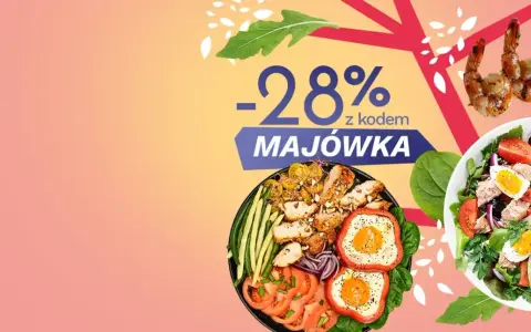 Najlepsza dieta pudełkowa keto w Polsce. Pyszne dania z kurczakiem, jajkami i krewetkami. Zniżka -28% na majówkę!