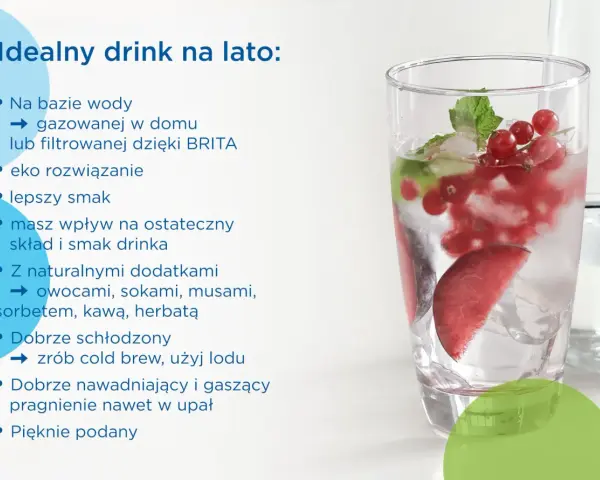 Orzeźwiający drink na lato: woda z sokiem, owocami i lodem. Idealny na upalne dni, pyszny i nawadniający.