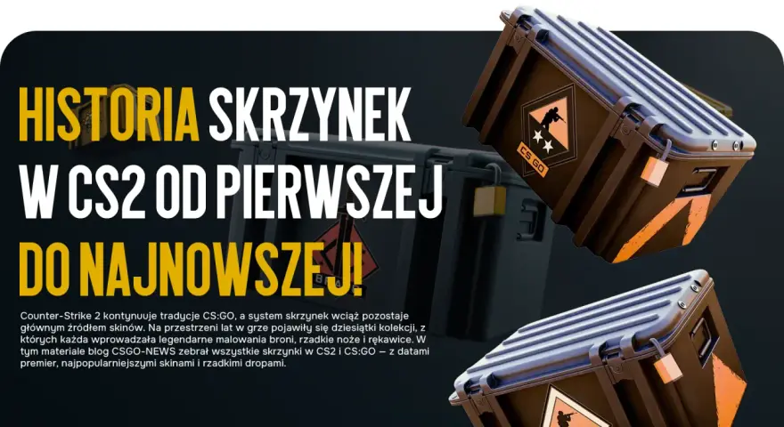 Ewolucja skrzynek od CS:GO do CS2: co się zmieniło i gdzie otwierać
